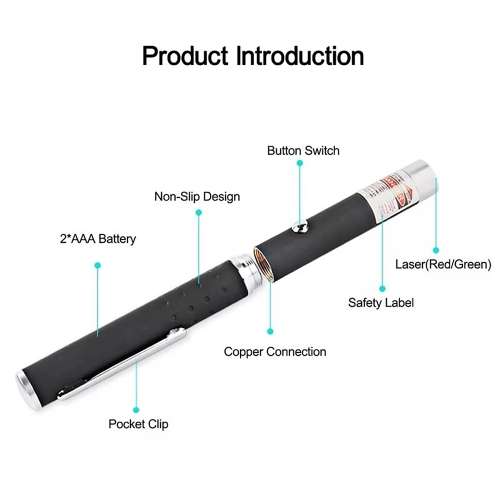 Green Laser Pointer 5MW 532nm Powerful Laser Pen