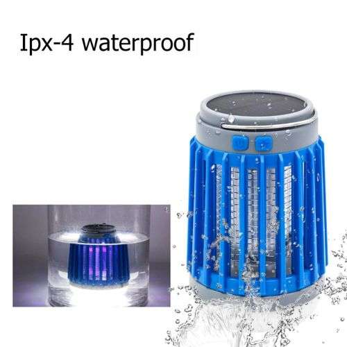 3 in 1 solar Mosquito Killer Lighting Folding Electric Shock Electronic Mosquito Killer