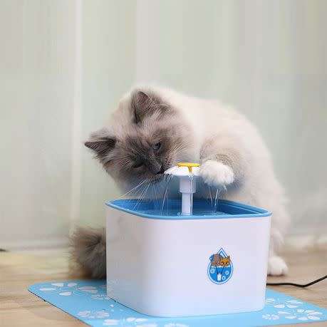 Square 2.5L Automatic Pet Cat Water Fountain