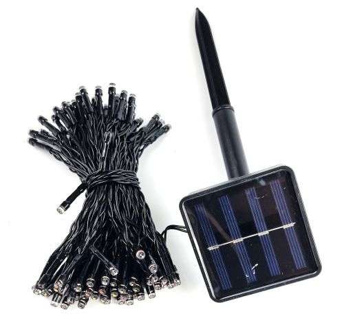 10m Solar Garden LED Decorative Lights - warm white