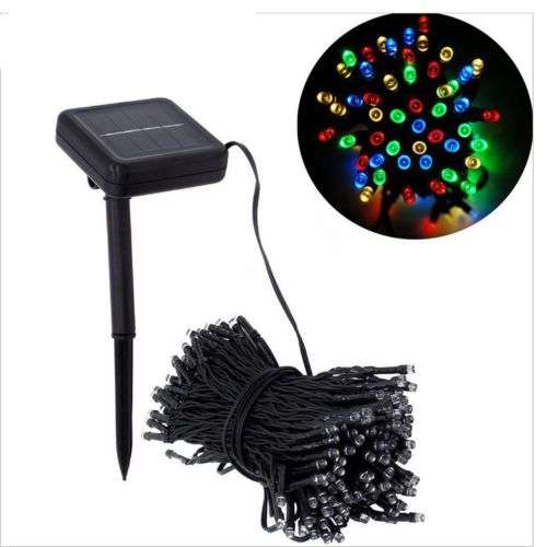 10m Solar Garden LED Decorative Lights - warm white