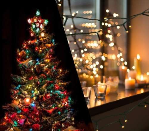 10m Solar Garden LED Decorative Lights - warm white