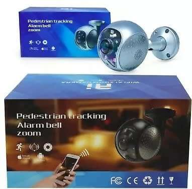 Wireless AI Camera Flashing Light Alarm with Audio Security Camera