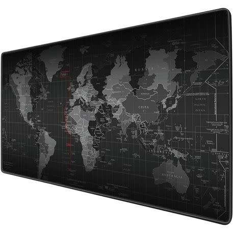 World Map Anti-Slip Extended Mouse Pad-  30X 80CM