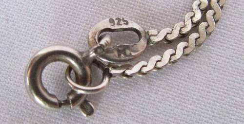 Unusual Vintage Silver Cameo, shell and MOP with a sterling 925 silver chain +