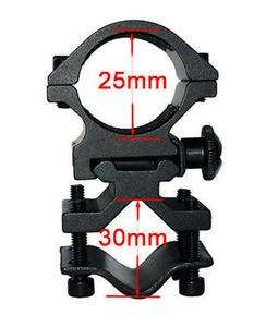 25mm Flashlight Scope Mount