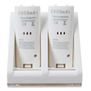 Blue light charge station for Wii White