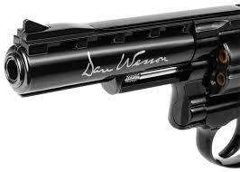 NEW ASG DAN WESSON 4 INCH BLACK CO2 BB REVOLVER