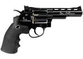 NEW ASG DAN WESSON 4 INCH BLACK CO2 BB REVOLVER