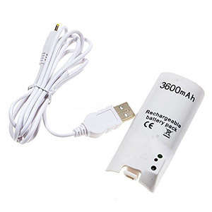 Wii 3600mAh Rechargeable Battery Pack (Pega)