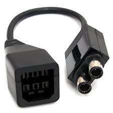 Power Supply Adapter Cable for Xbox 360 to Xbox One - Black