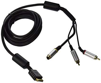 Sony Playstation TV/AV Connection S-Video Cable/Lead for PS1 PS2 PS3 Gold Plated