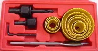 HOLE SAW SET 13 PIECE * R 1.00 NO RESERVE *