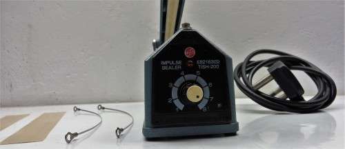 IMPULSE HEAT SEALER * TEW HEAVY DUTY SEALER WITH SPARE ELEMENTS * PLEASE READ *