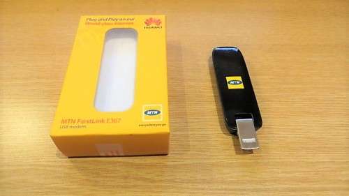 MTN USB F@STLINK E367 HUAWEI MODEM * SIM CARD IS NOT INCLUDED *