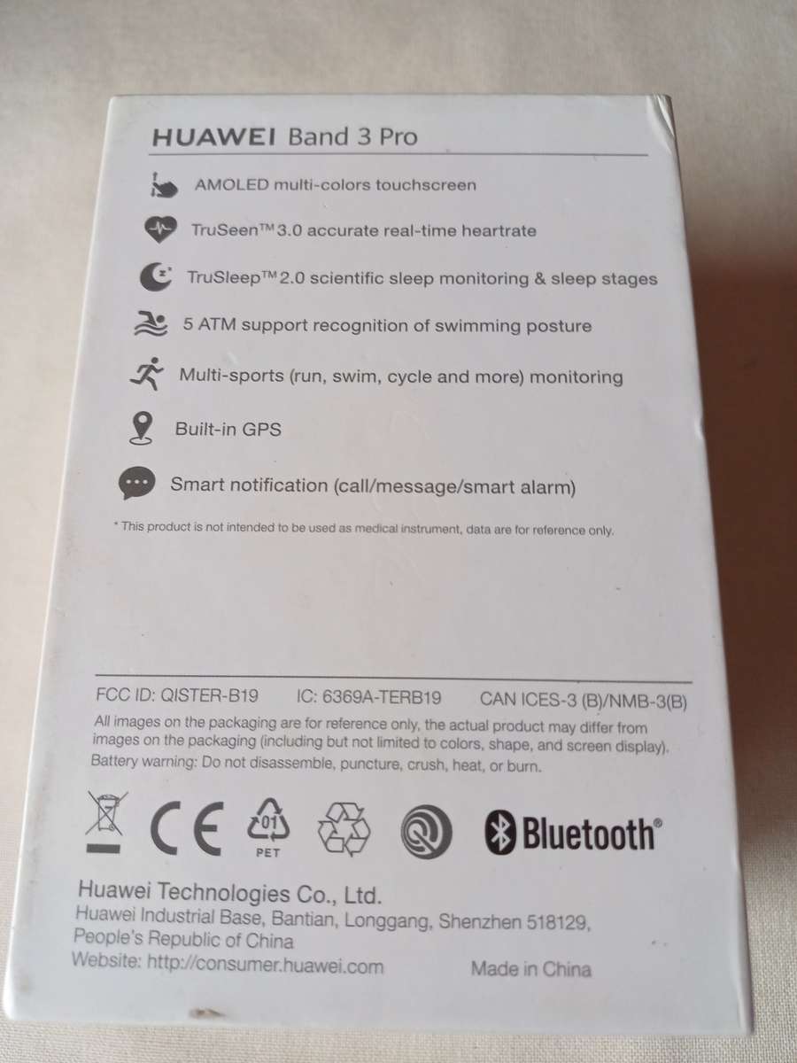 Hauwei Band 3 Pro - with GPS and Heart rate sensor