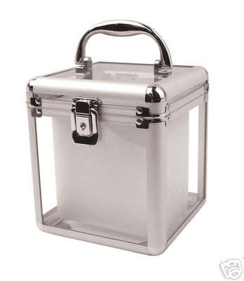 80 CDs/DVDs Capacity Hard Plastic/Aluminum Case with 40 Self Cleaning