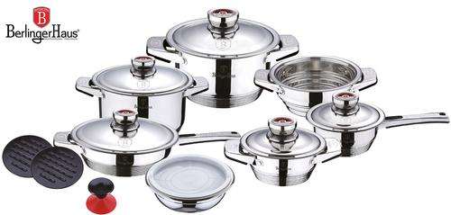 ***Special***Berlinger Haus 16pcs MasterPiece Limited Edition Cookware Set - 9 BOTTOM LAYERS