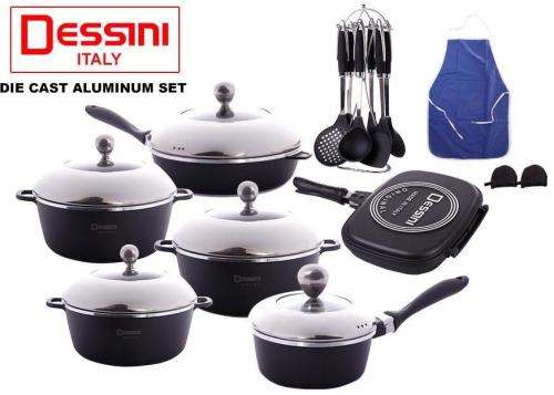 Dessini Italy 22 Piece Cookware Set - NON STICK