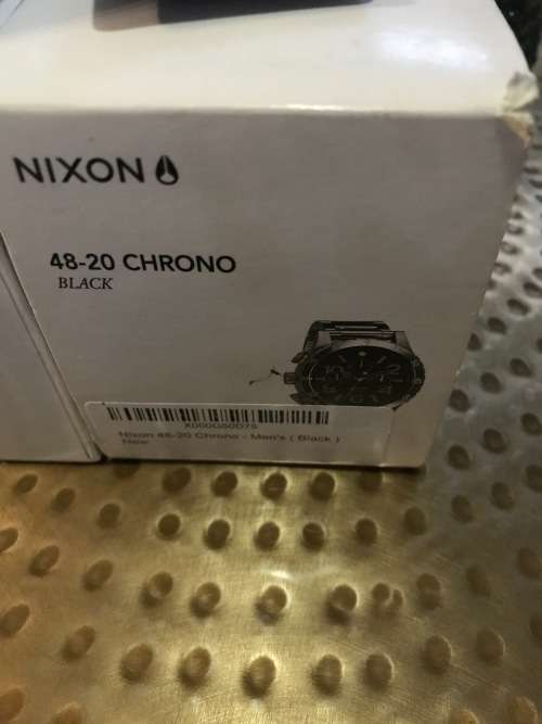 NIXON 48-20 Chrono Black