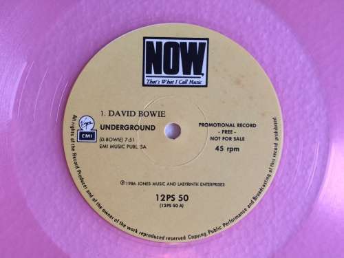 NOW That`s What I Call Music 5 (Double LP + David Bowie/Jermaine Stewart Pink Promo LP) (VG/VG+)