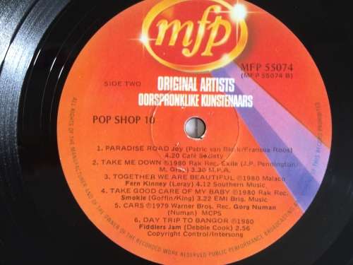 Pop Shop 10 (Vinyl LP) (Cover VG+, LP VG to VG+)