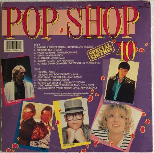 Pop Shop 40 (Vinyl LP) (Cover and LP VG to VG+)