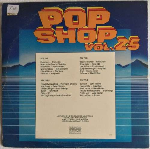 Pop Shop 25 (2 x Vinyl, LP, Compilation) (Cover G+ to VG, LP`s VG to VG+)