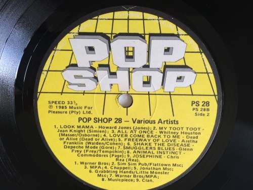 Pop Shop Vol 28 (Vinyl LP) (Cover VG+, LP VG+)