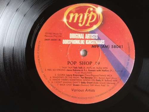 Pop Shop 19 (Vinyl LP) (Cover VG, LP Excellent)