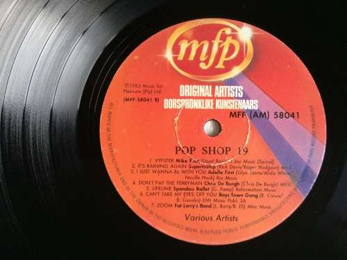 Pop Shop 19 (Vinyl LP) (Cover VG, LP Excellent)