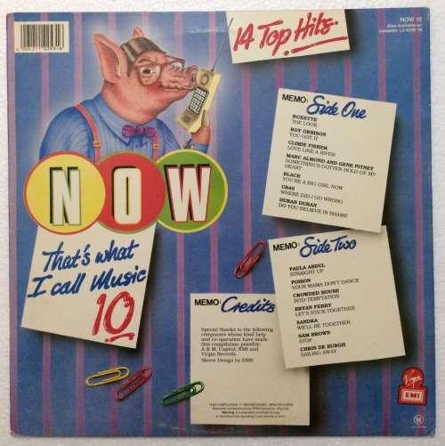 NOW That`s What I Call Music 10 (Vinyl LP) (Cover VG+, LP VG+)