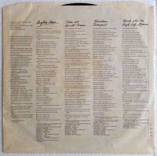 Steve Winwood - Back In The High Life (Vinyl LP) (Cover VG, LP VG+)