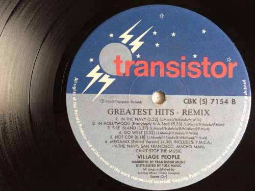 Village People - Greatest Hits Remix (Vinyl LP) (Cover VG+, LP Excellent)