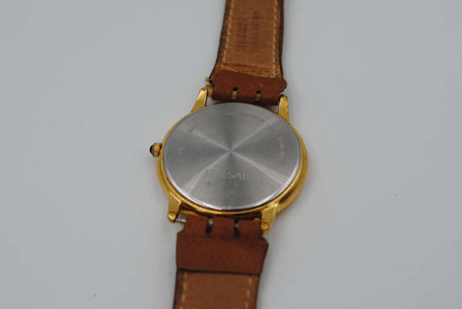 Pulsar Gold Plated Gents Dress Watch