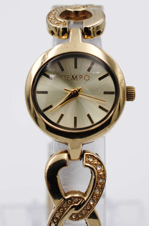 Women s Watches Tempo Gold Tone Women s Wrist Watch was listed for 395.00 on 10 Jan at 08 49 by TheMainspring in Cape Town ID 539184514
