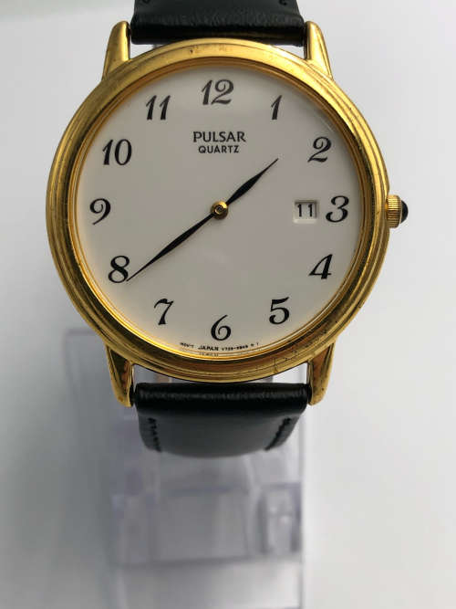 Pulsar Gold Plated Gents Dress Watch