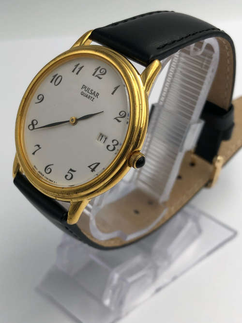 Pulsar Gold Plated Gents Dress Watch
