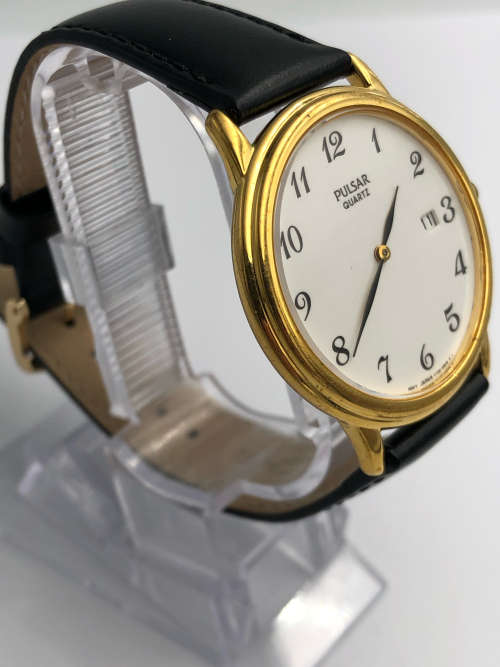Pulsar Gold Plated Gents Dress Watch