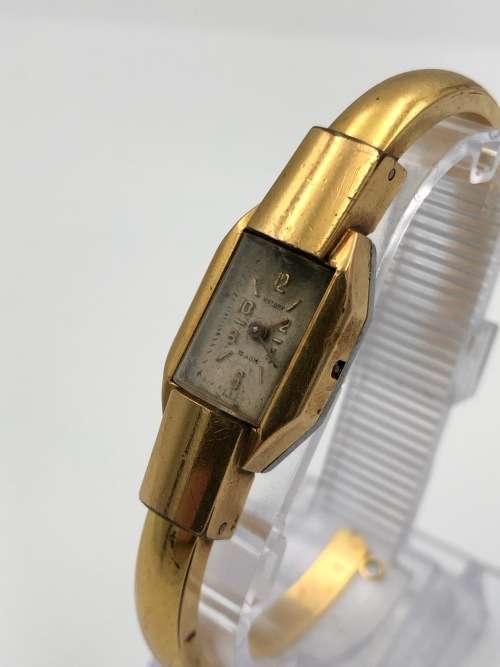 Rotary 15 Jewel Gold Filled Mechanical Ladies Bracelet Watch
