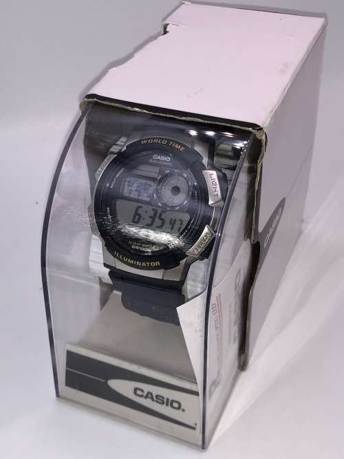 Casio AE-1000W Mens World Time Sports Digital Quartz Watch (Open Box)