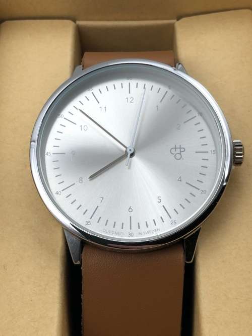 CHPO Brand 14224DD Harold Silver Analogue Quartz Watch (Open Box)