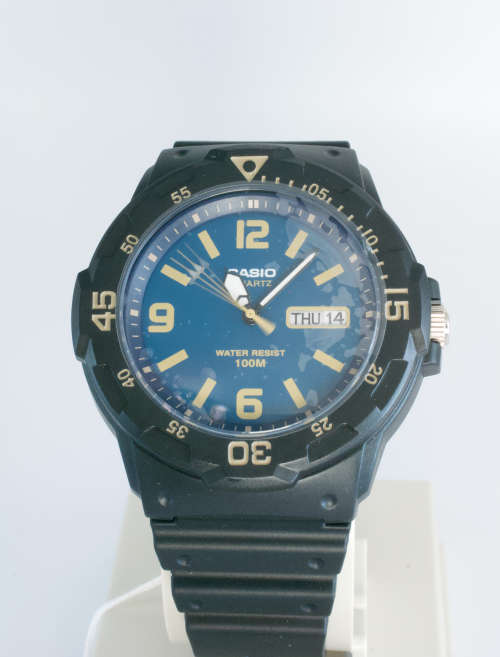 Casio MRW-200H-2B3VDF Analogue Day Date Quartz Watch (Open Box)