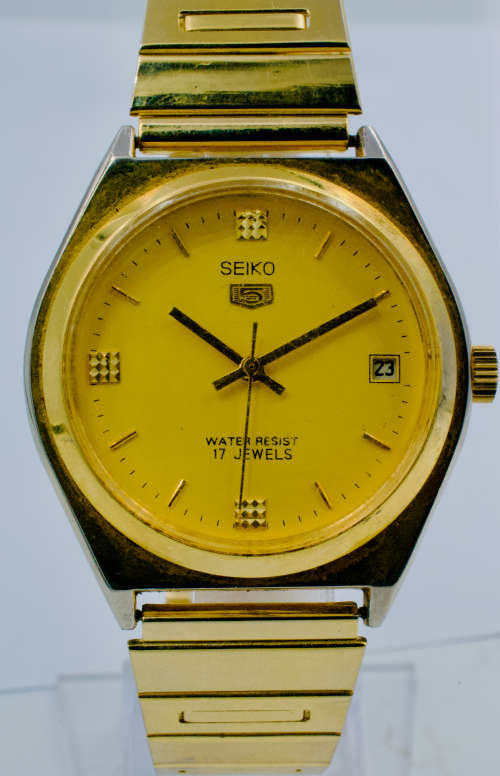 Seiko (REPLICA) Gold plated watch (Mechanical)