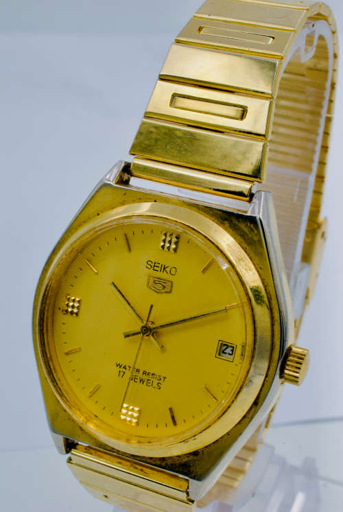 Seiko (REPLICA) Gold plated watch (Mechanical)