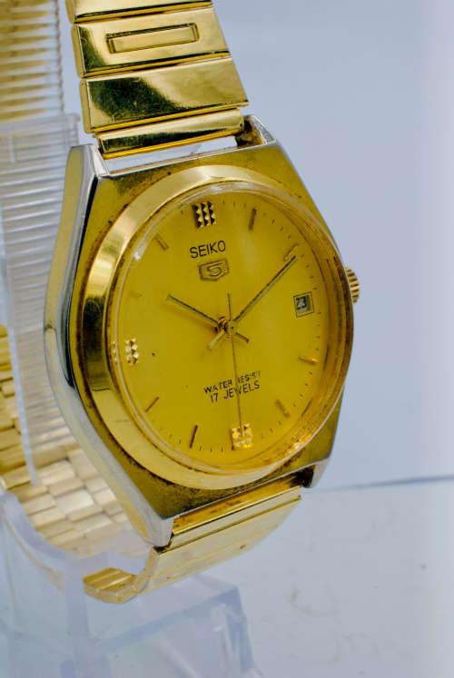 Seiko (REPLICA) Gold plated watch (Mechanical)