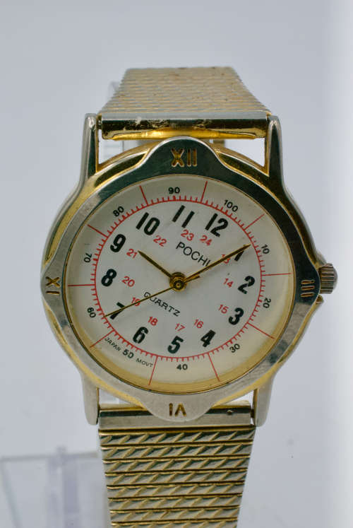 Pochu Gold plated watch (Quartz)