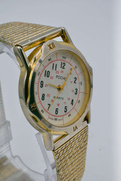 Pochu Gold plated watch (Quartz)
