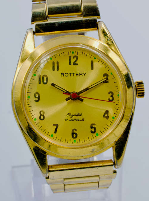 Rottery Gold plated watch (Mechanical)