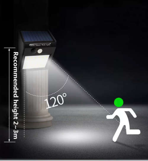 LED Solar Led Light Outdoor Solar Lamp PIR Motion Sensor Wall Light Waterproof Solar Sunlight
